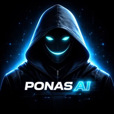 Ponas AI logotipas - dirbtinio intelekto asistento simbolis